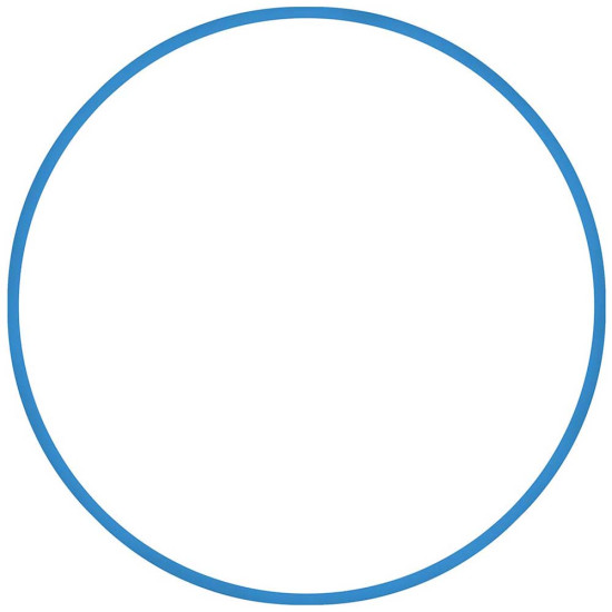 Χούλα-Χουπ 60cm - Φ 18mm - 155gr, Μπλε Χούλα-Χουπ 60cm - Φ 18mm - 155gr, Μπλε